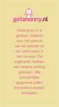 Mobile Screenshot of getananny.nl